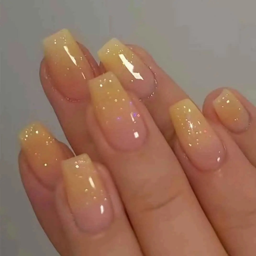 24PCS Almond Fleshcolor Press On Nails for Summer - Smarsty