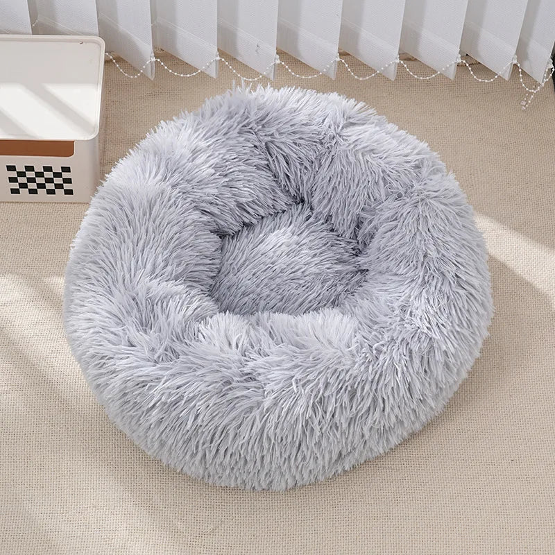 Comfortable Plush Pet Bed for Cats and Dogs - Smarsty