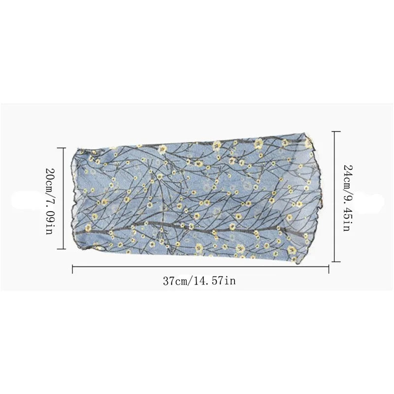 Women Chiffon Sunscreen Scarf Lightweight UV Protection - Smarsty