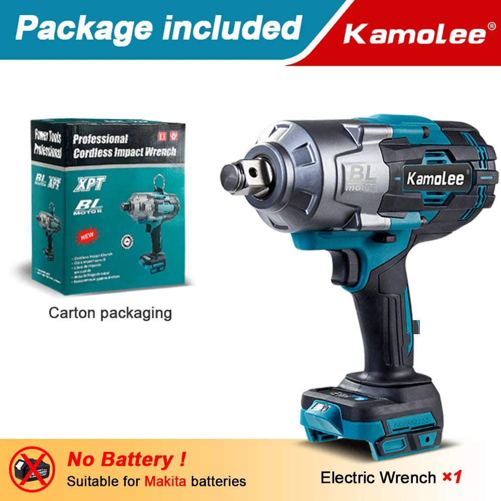 Kamolee 3100NM Brushless Electric Impact Wrench - Smarsty