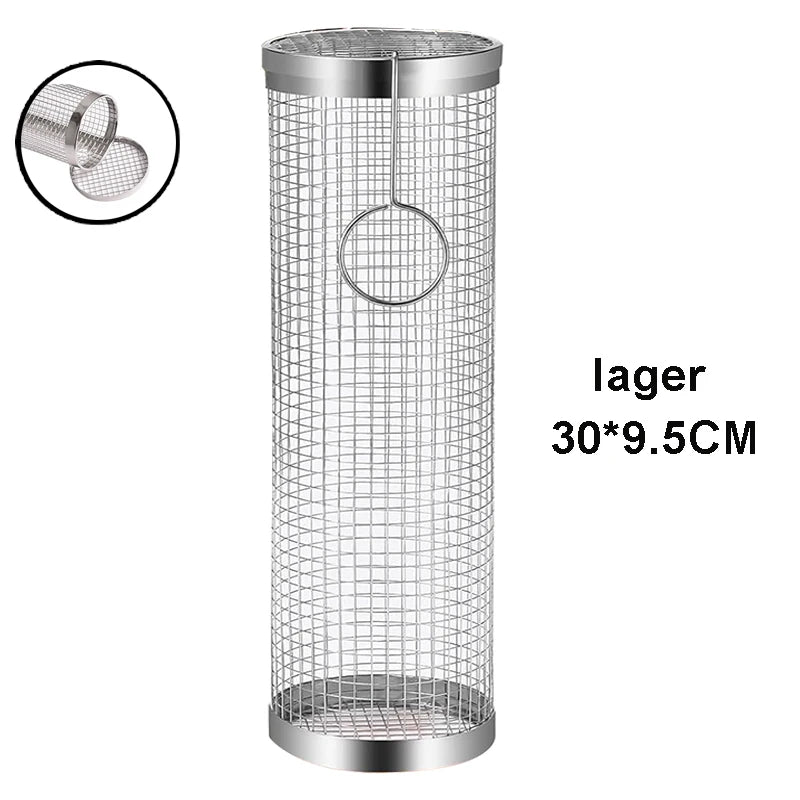 Stainless Steel BBQ Basket for Easy Grilling - Smarsty