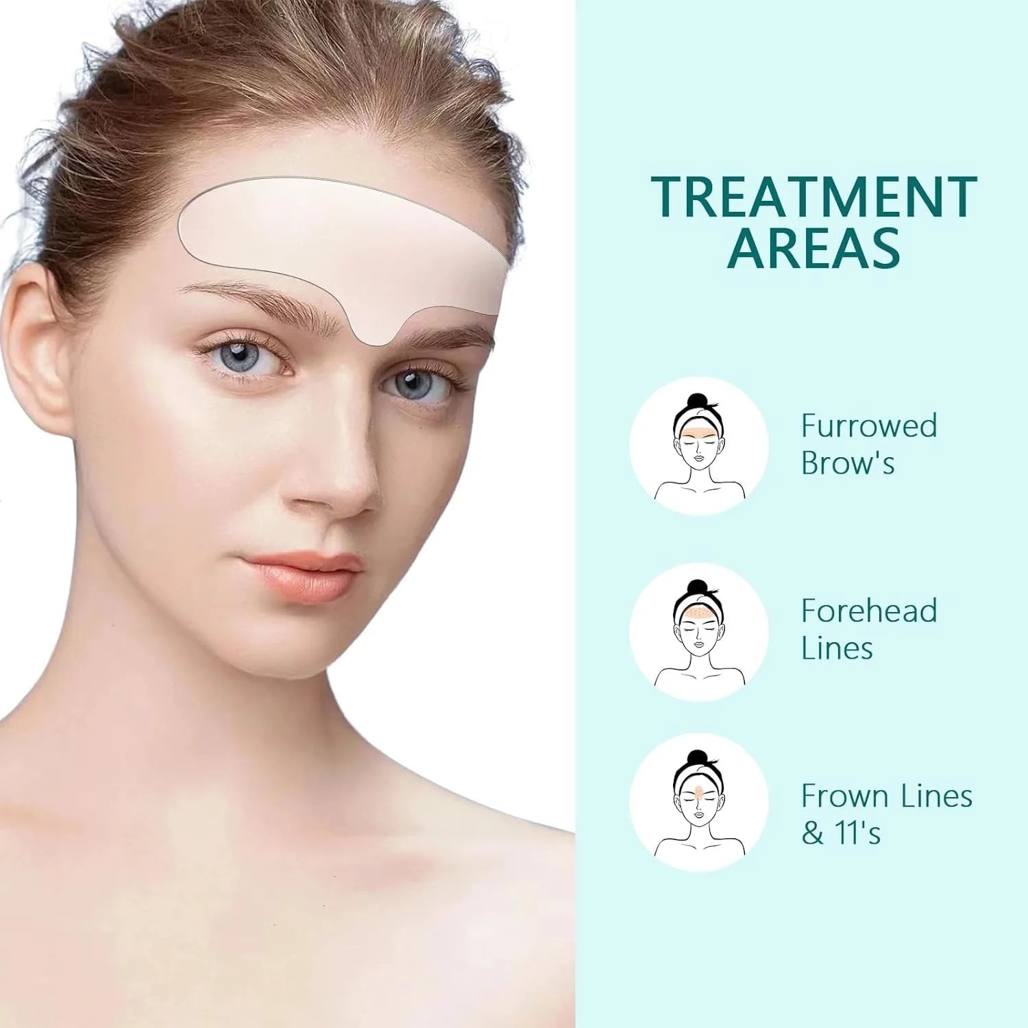 Reusable Silicone Wrinkle Patches for Forehead Treatment - Smarsty