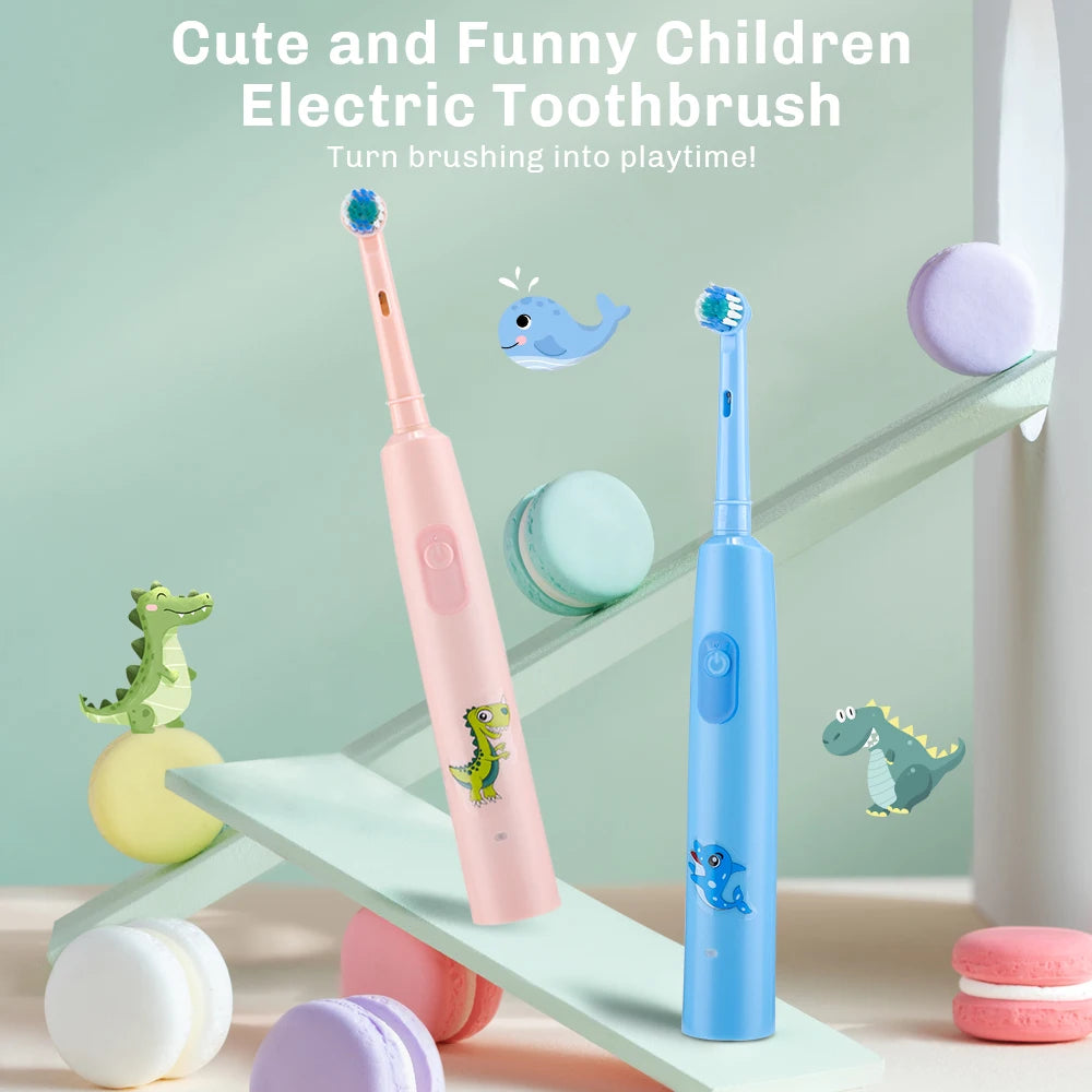 Smart Rotating Timing Electric Toothbrush, Rechargeable Rotary Toothbrush with 4 Heads, 5 Modes Setting Teeth Whitening Oral Car - Smarsty