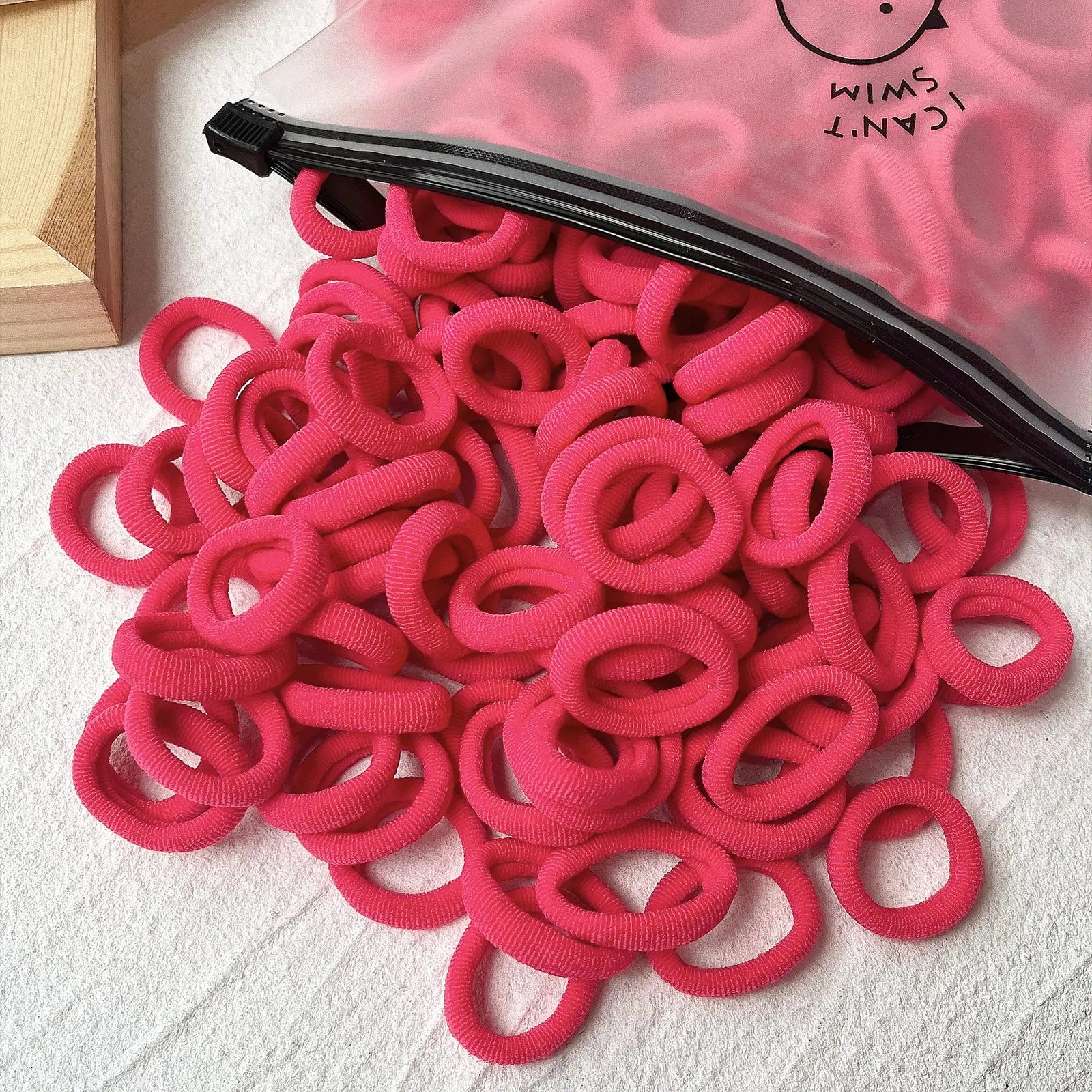 Kids Colorful Elastic Hair Bands Soft Non Slip Scrunchies - Smarsty