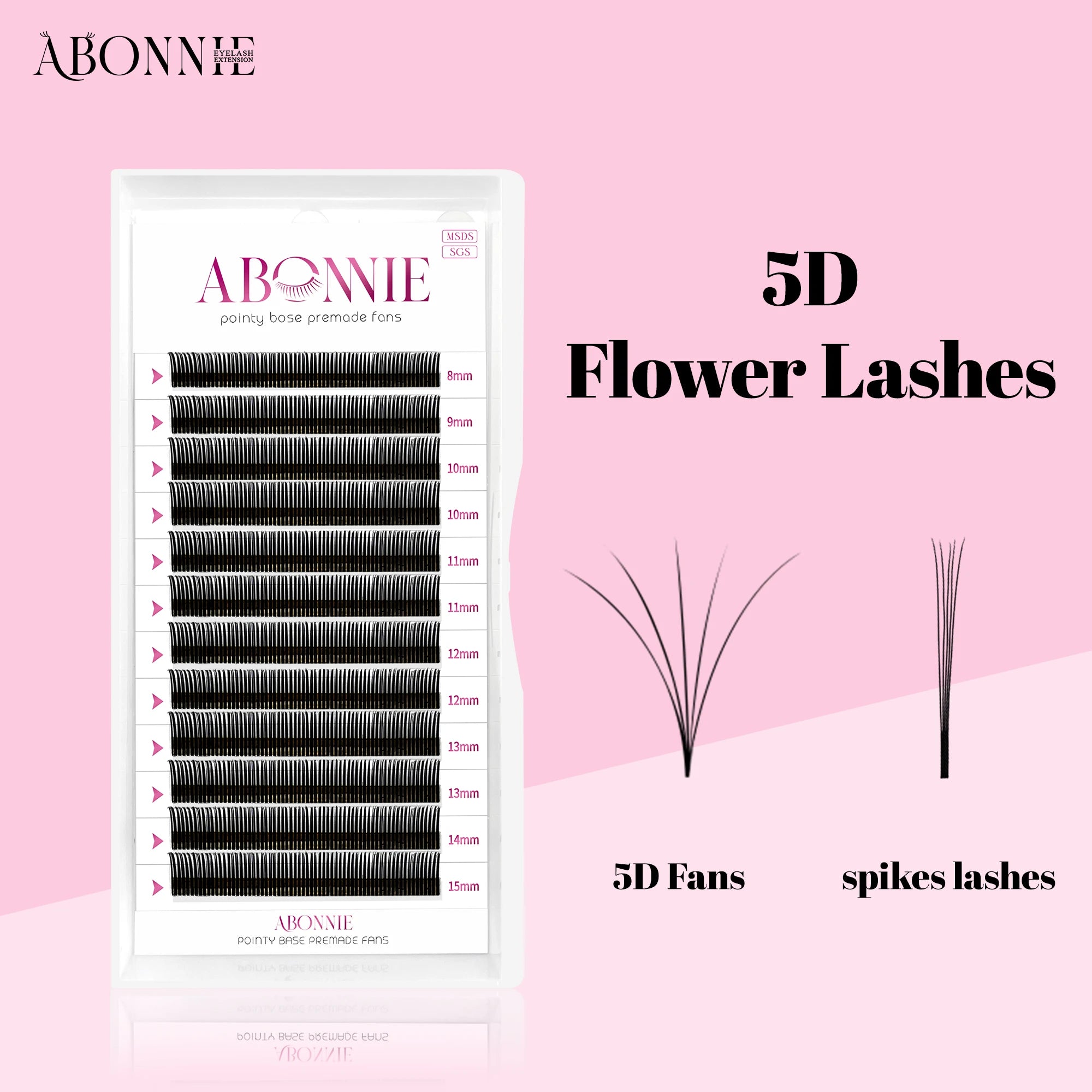 Fluffy 5D Flower Eyelash Extensions for Natural Volume - Smarsty