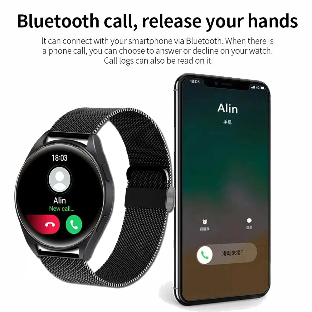 Smart Sports Watch with Bluetooth Call and Health Monitoring - Smarsty