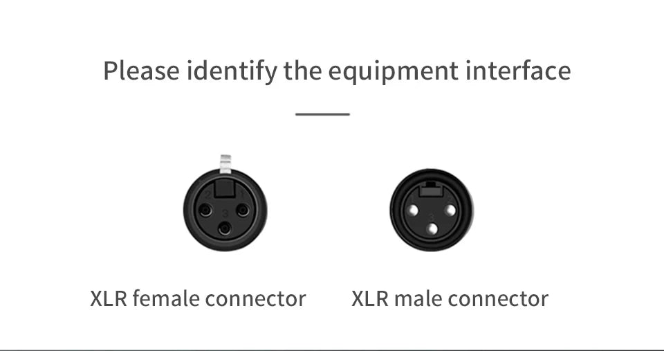 XLR Male to Female Cable for Professional Audio Extension - Smarsty