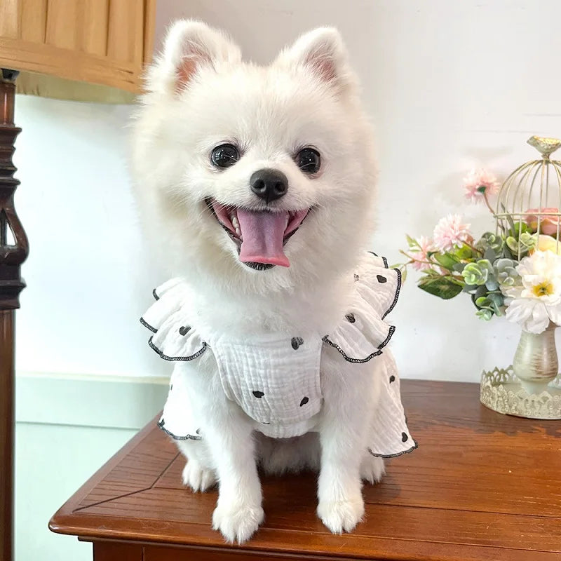 Summer Dog Cooling Dress with Cute Heart Print - Smarsty