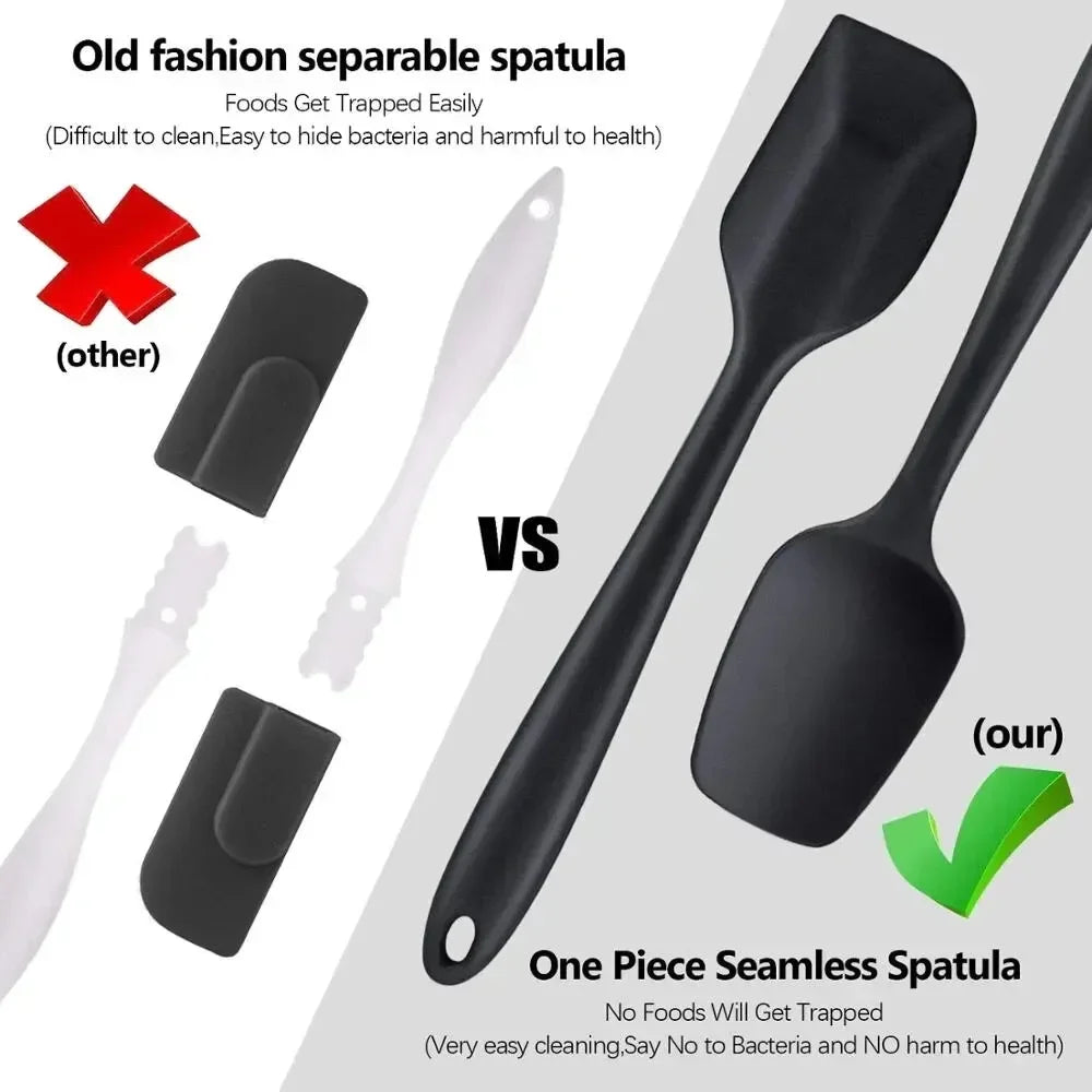 Silicone Spatula Set for Baking Non Stick Heat Resistant - Smarsty
