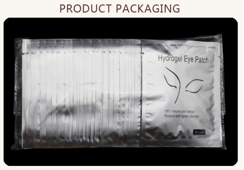 Hydrogel Eye Patches for Eyelash Extensions 50 Pairs - Smarsty