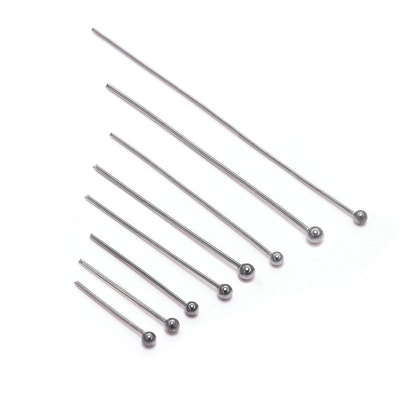 100Pcs Stainless Steel Flat Head Pins for Jewelry Making - Smarsty