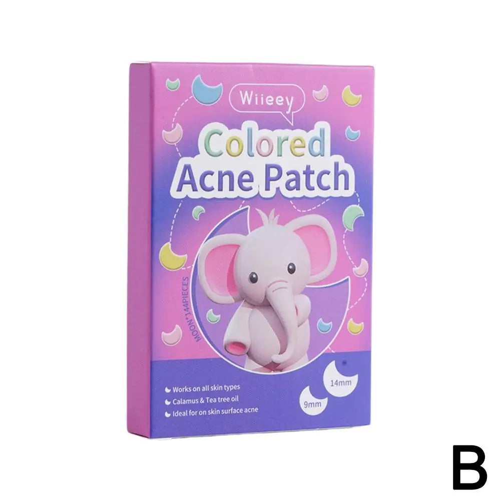 144PCS Colorful Acne Patches for Clear Skin - Smarsty