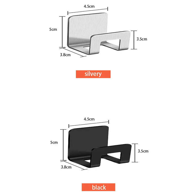 Stainless Steel Sink Tray Drainer Rack with Self Adhesive Hooks - Smarsty