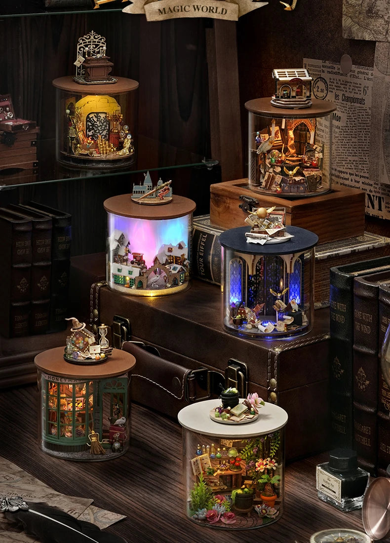 Mini DIY kit for doll house making and assembling room models toys home and bedroom decorations with furniture wooden crafts by Smarsty