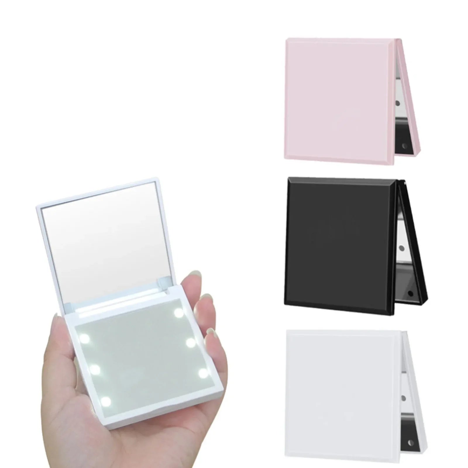 Portable LED Makeup Mirror With Magnification For Travel - Smarsty
