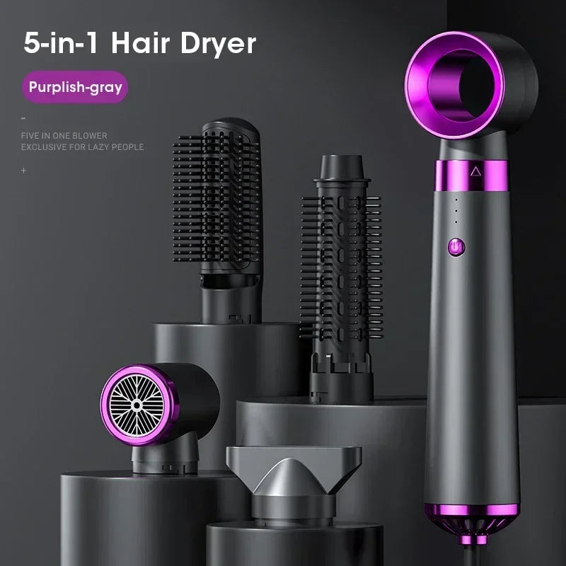 5 in 1 Electric Hair Dryer and Straightener Set - Smarsty