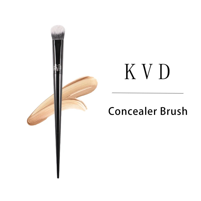 Kat Von D Soft Fiber Concealer Brush with Elegant Handle - Smarsty