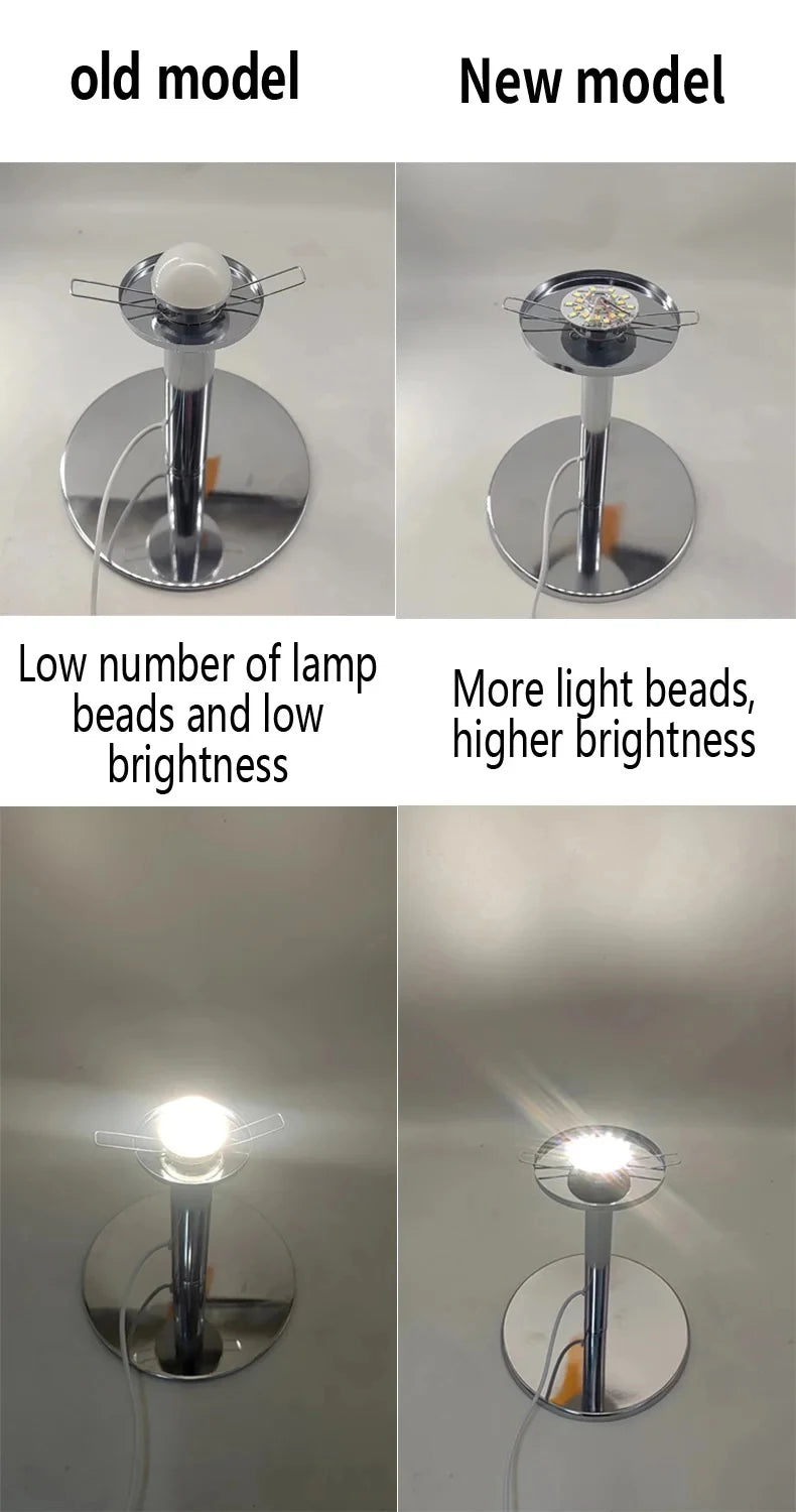 Macaron Glass Table Lamp with Dimming Feature for Bedroom Decor - Smarsty