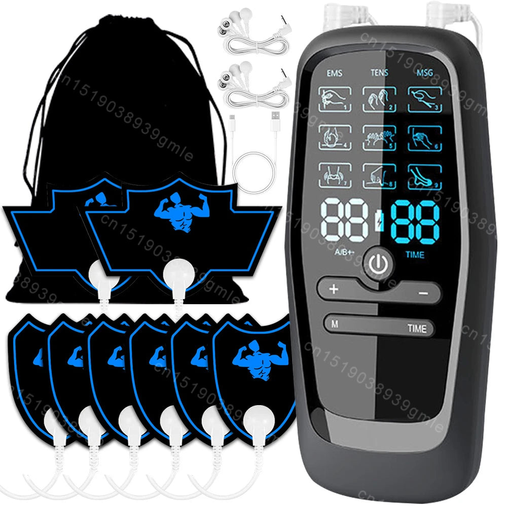 Electric Muscle Stimulator with Built-In Battery for Pain Relief - Smarsty
