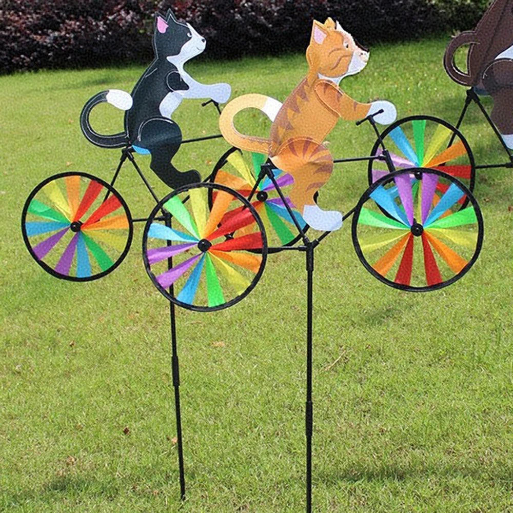 Animal Riding Windmill Garden Decor for Summer Fun - Smarsty