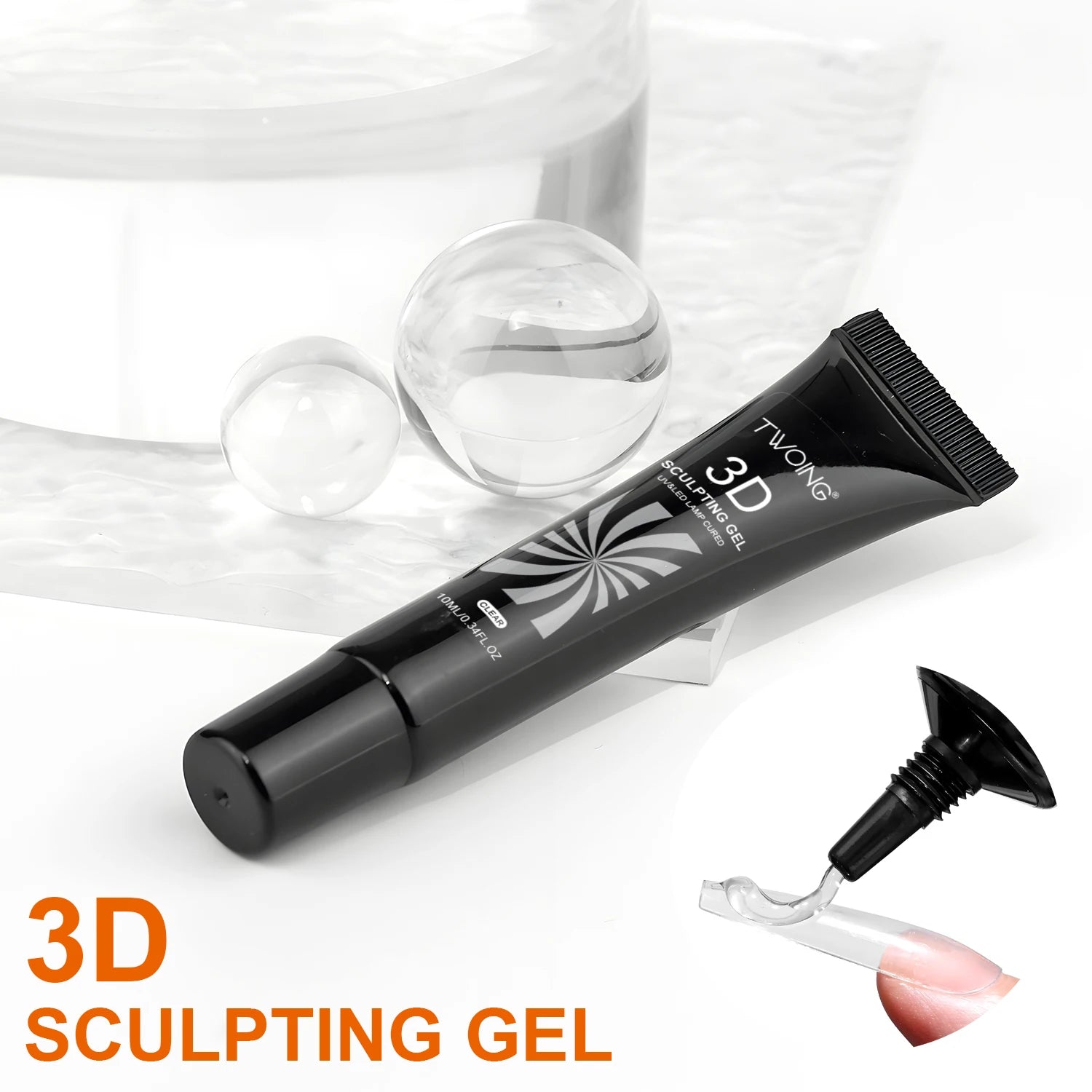 3D Nail Art Gel 10ml for Intricate DIY Designs - Smarsty