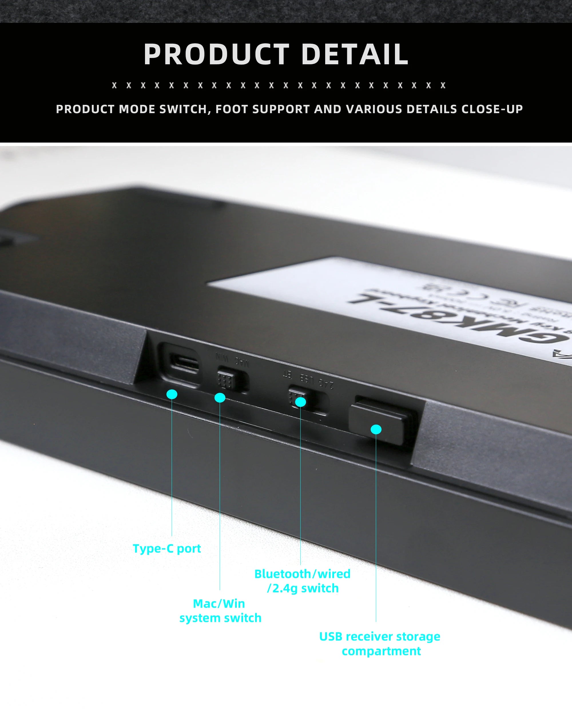 Mechanical Keyboard Kit With 3-Mode Wireless Bluetooth