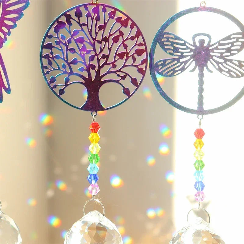 Colorful Crystal Pendant Suncatcher for Home Decoration - Smarsty