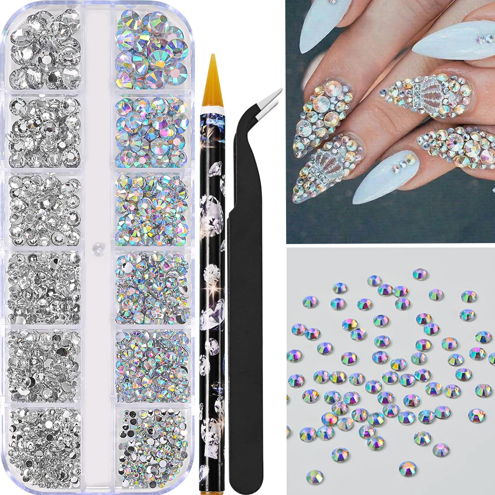 Half Round Pearl Beads for Stunning Nail Art - Smarsty