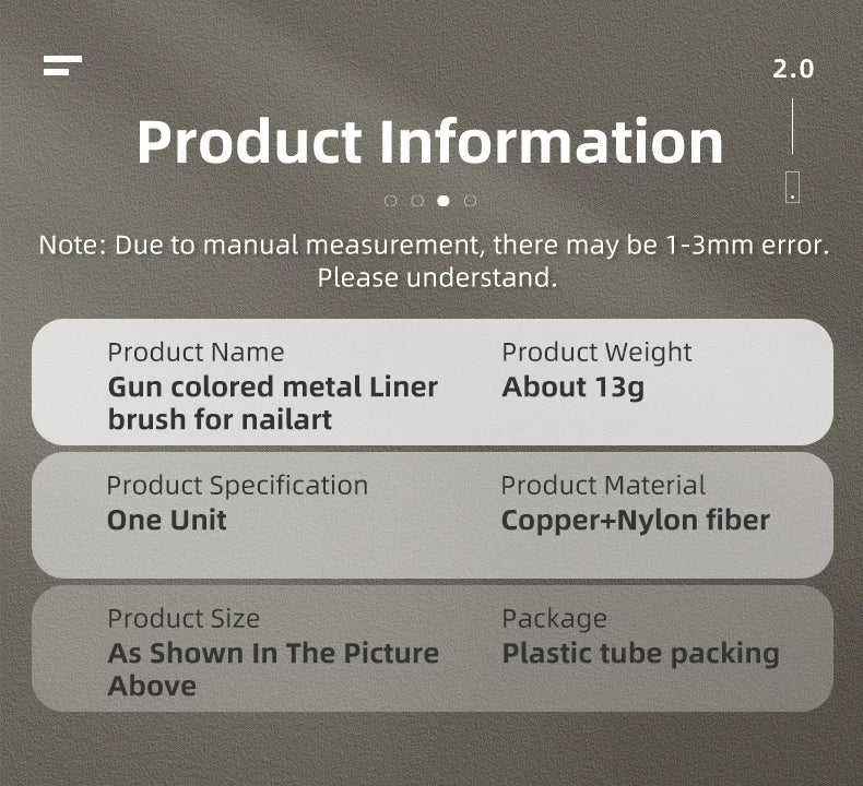 5PCS Nail Art Liner Brushes for Precision Manicure Designs - Smarsty