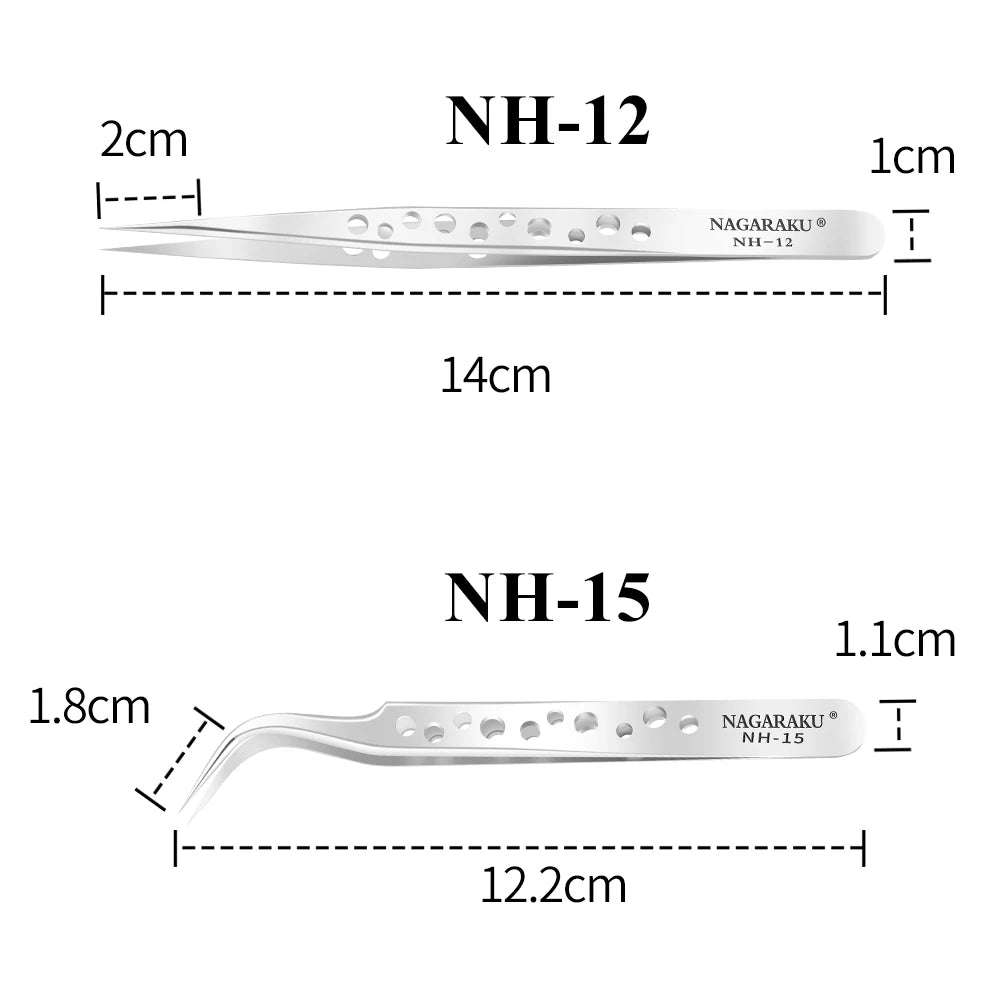NAGARAKU Makeup Eyelashes Set with Precision Tweezers - Smarsty