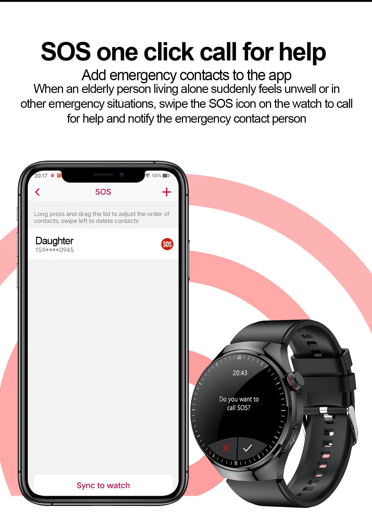 2025 Smart Health Watch with Blood Oxygen and ECG - Smarsty