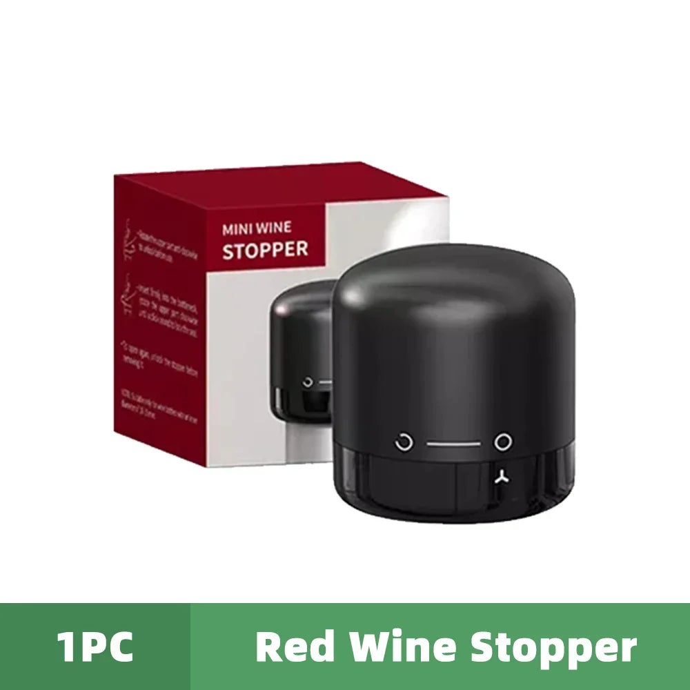 Vacuum Wine Bottle Stopper With Sealed Storage - Smarsty
