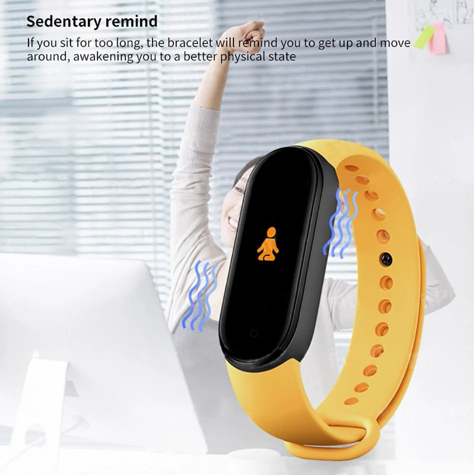 M6 Smart Watch for Fitness Tracking and Heart Rate Monitoring - Smarsty