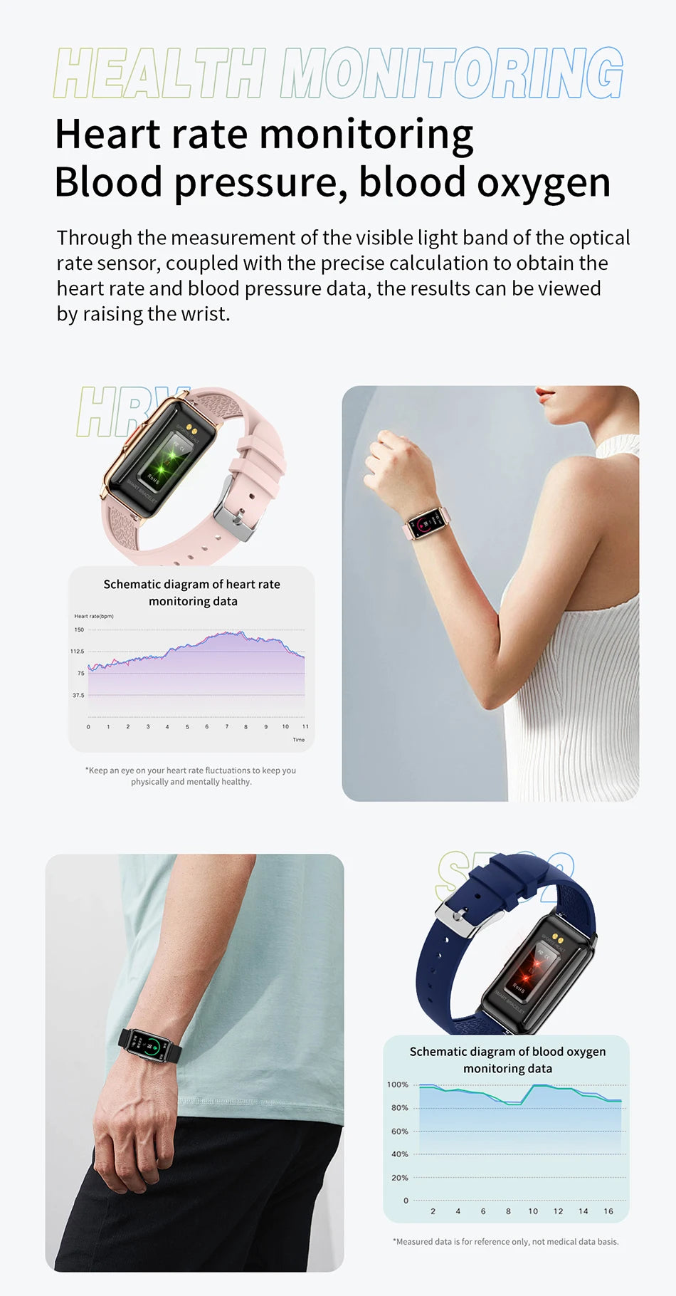 LIGE Smart Watch for Women with Full Touch Screen - Smarsty