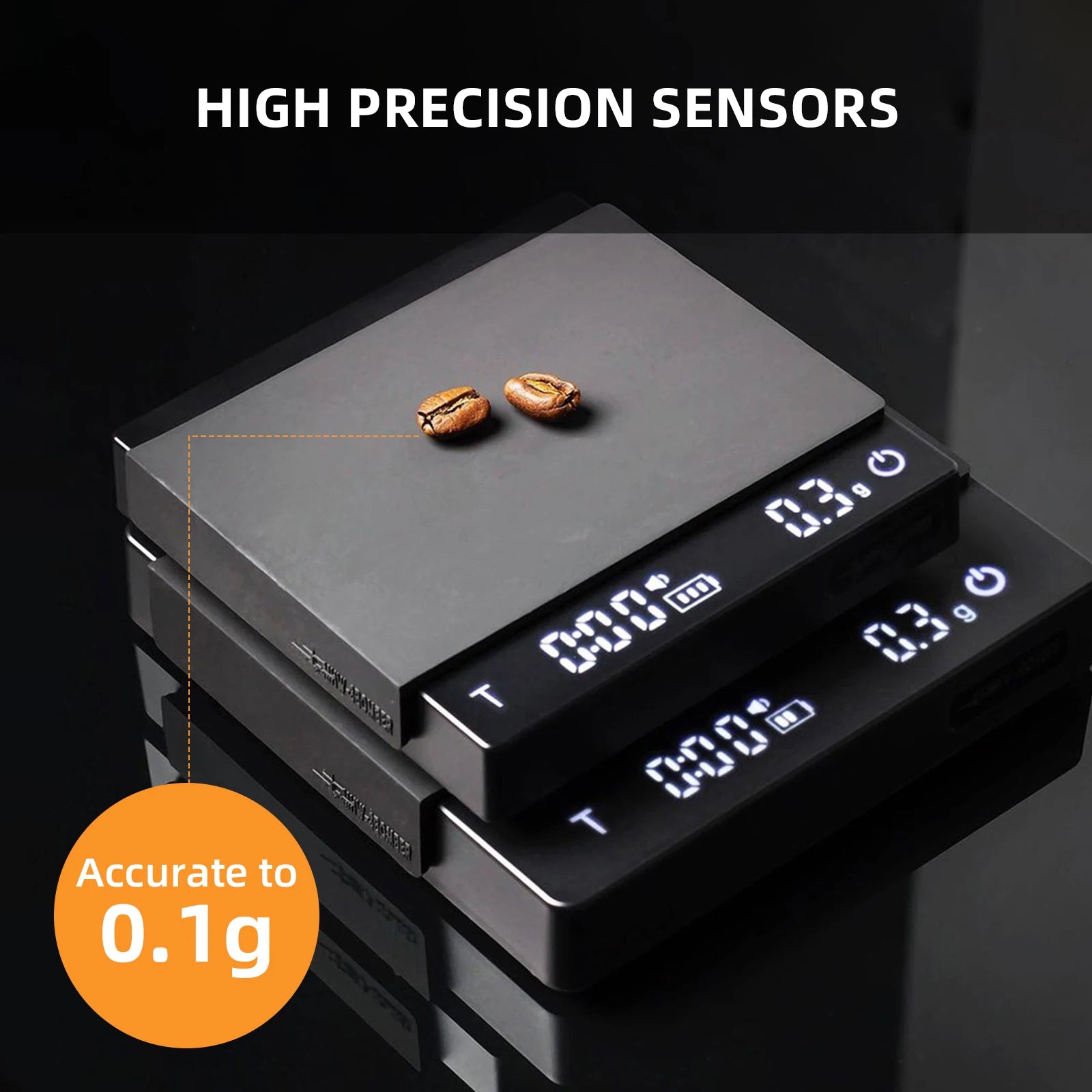 High Precision Digital Coffee Scale with LED Display - Smarsty