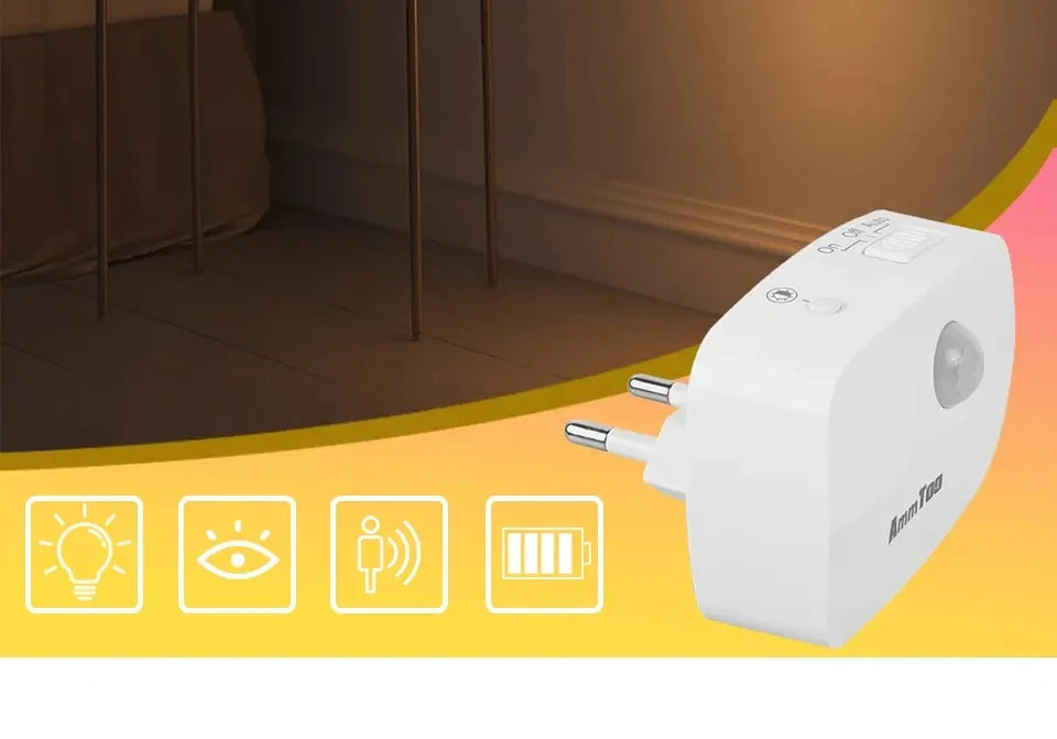 LED Motion Sensor Night Light for Kids Bedrooms - Smarsty
