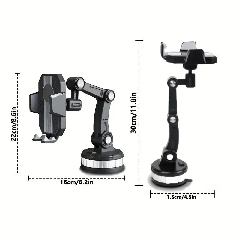Universal Car Phone Holder Mount With Strong Suction Cup - Smarsty