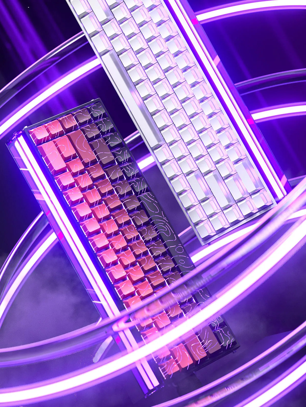 68 Key Magnetic Switch Keyboard Rapid Trigger RGB Wired