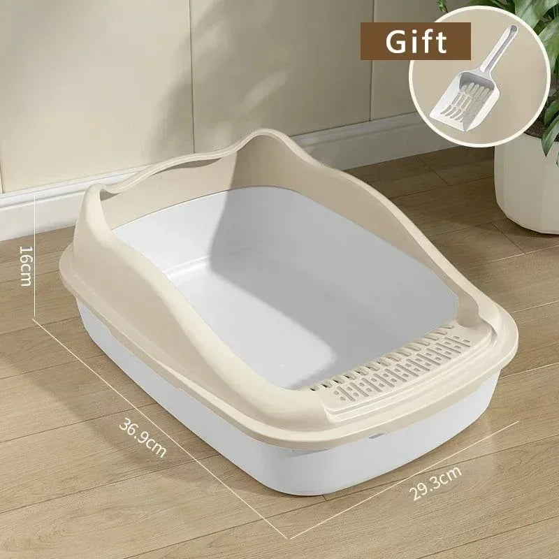 Small Cat Litter Box with Anti-Splash Design - Smarsty