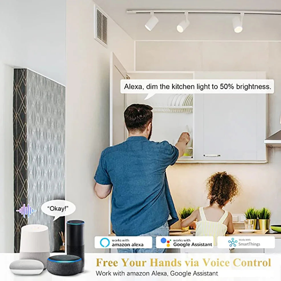 Smart WiFi Zigbee Dimmable LED Bulb for Home Automation - Smarsty