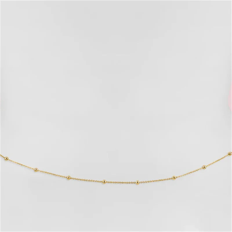 Girls Antique Gold Beaded Belly Chains for Beach Fashion - Smarsty