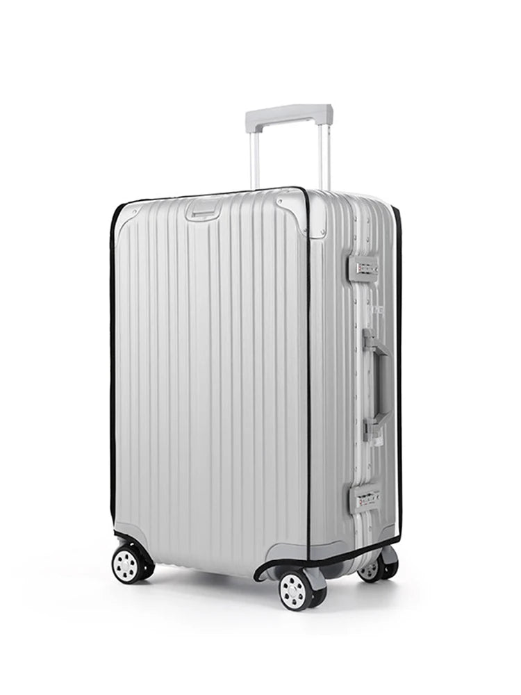 Transparent Pvc Luggage Protective Cover Wheeled Luggage Protective Cover Wear-Resistant Outer Cover Transparent Protective - Smarsty