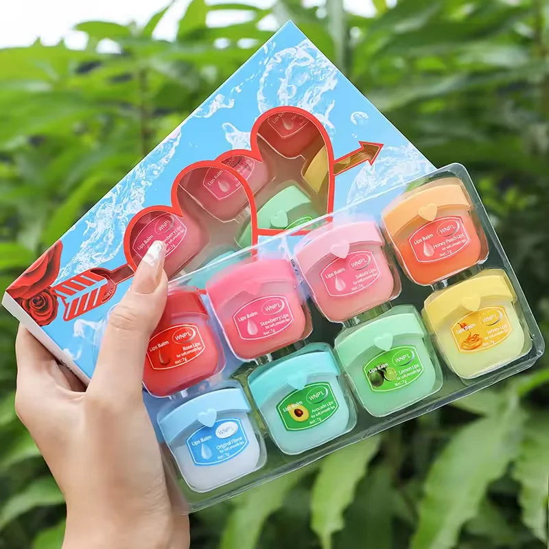 Moisturizing Fruit Lip Balm Set for Soft Lips - Smarsty
