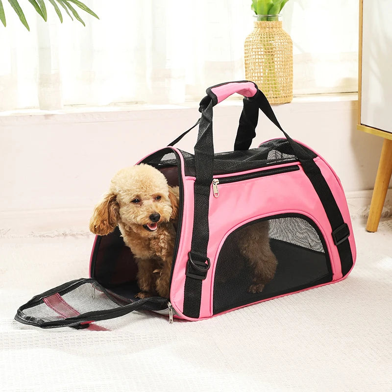 Breathable Portable Dog Carrier Bag for Travel - Smarsty