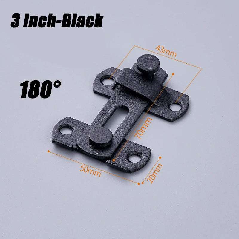Sliding Barn Door Latch Sliding Right Angle Door Latch Door Bolt Wine Cooler Closet Window Door Latch Plug Baby Safety Latch - Smarsty
