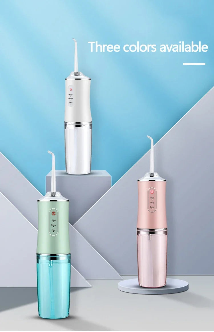 Oral Irrigator Dental Water Jet Flosser Appliance Pick Floss Dentistry Mouth Washing Machine Teeth Whitening Cleaning Tools - Smarsty