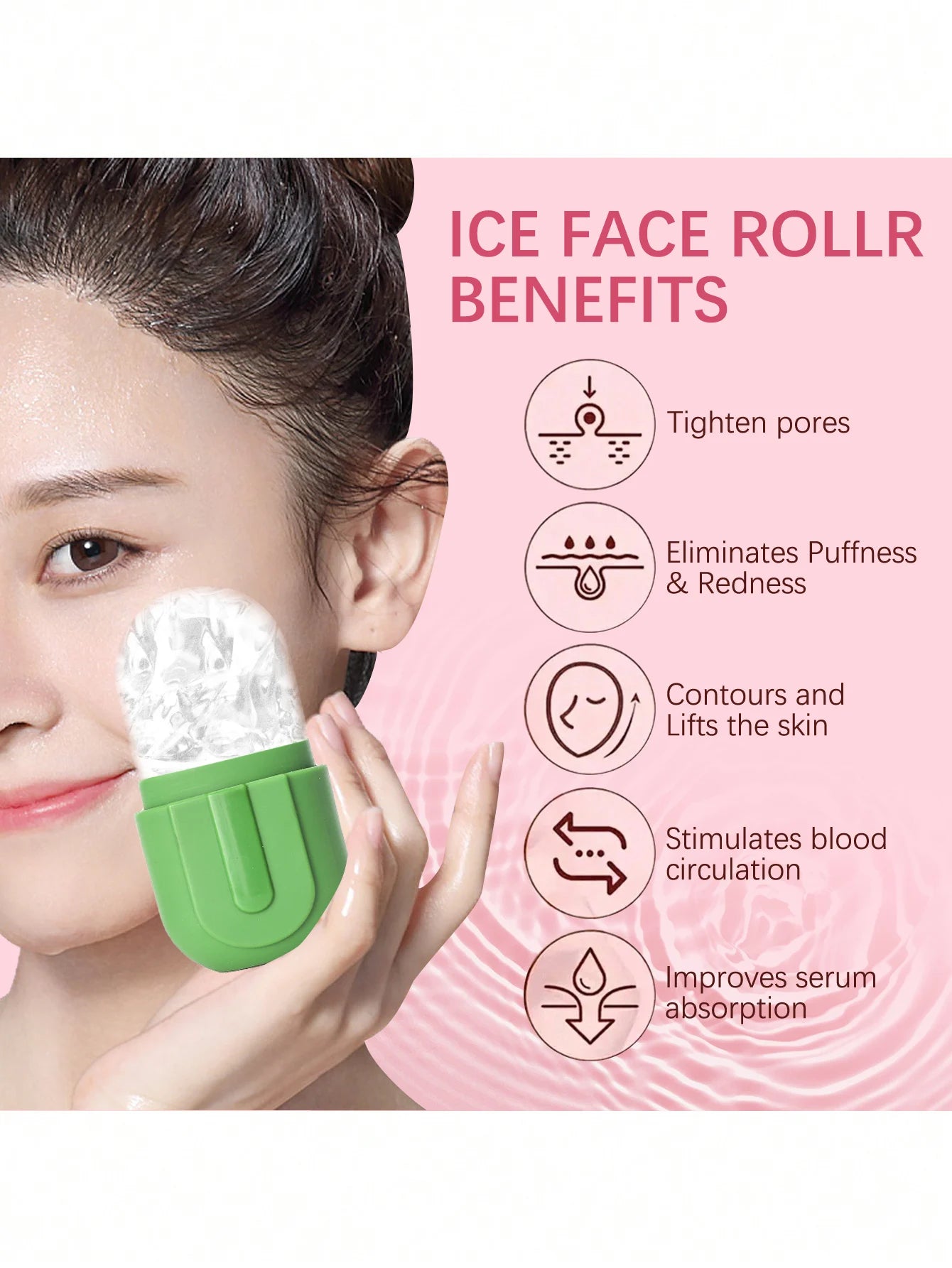 Upgraded Ice Roller Facial Massager for Fresh Skin - Smarsty