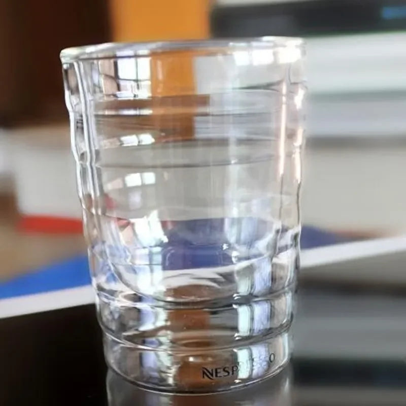 Heat Resistant Double Wall Glass Coffee Mug - Smarsty