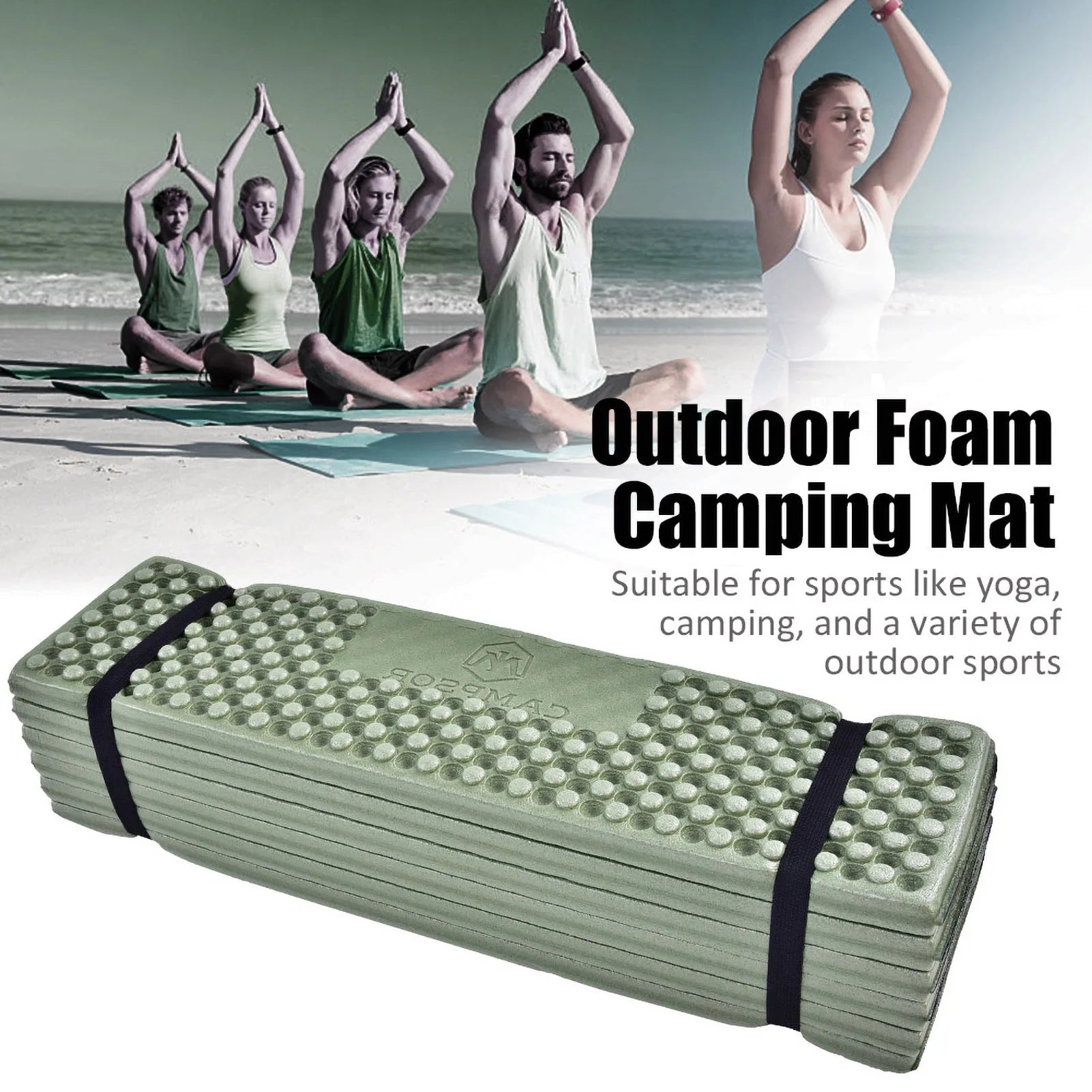 Outdoor Sleeping Pad Camping Inflatable Mattress Ultralight Air Cushion Travel Mat Folding Bed Waterproof For Travel Hiking by Smarsty