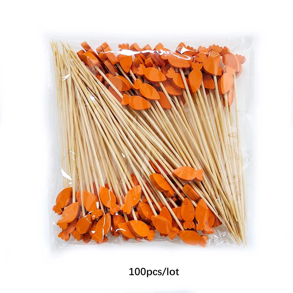 Easter Disposable Bamboo Skewers for Festive Decor - Smarsty